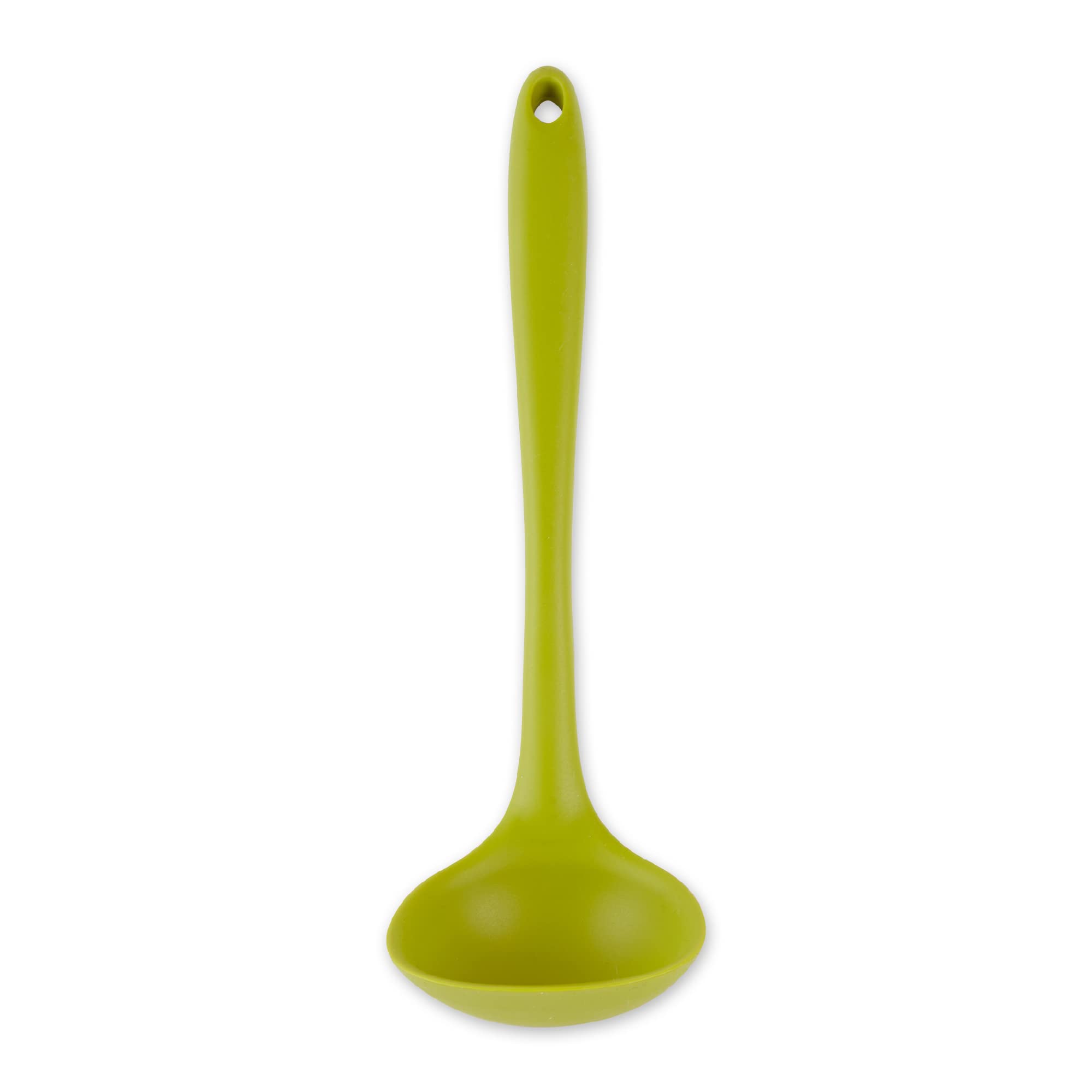 RSVP International Ela Series Silicone Ladle, 11x3.5, Green 1 Piece