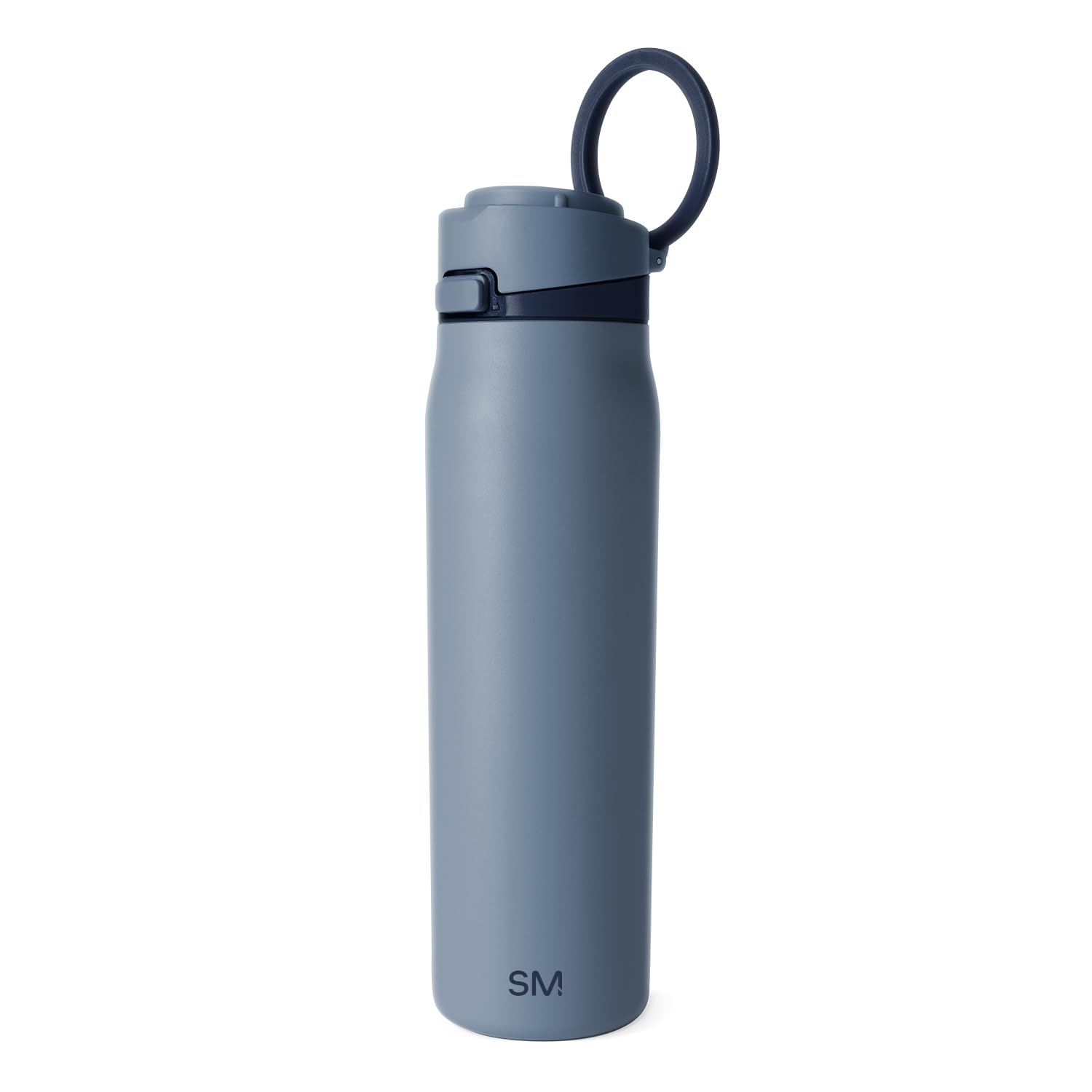 Simple Modern Mesa Loop Water Bottle with Covered Straw and Handle | 30oz Cup Holder Friendly Insulated Stainless Steel Bottles 