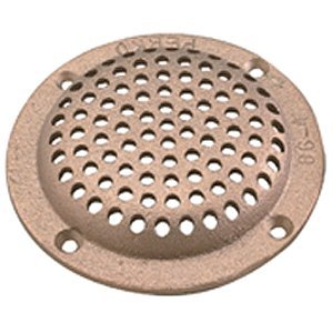 Perko 6'' Round Bronze Strainer Made In The Usa
