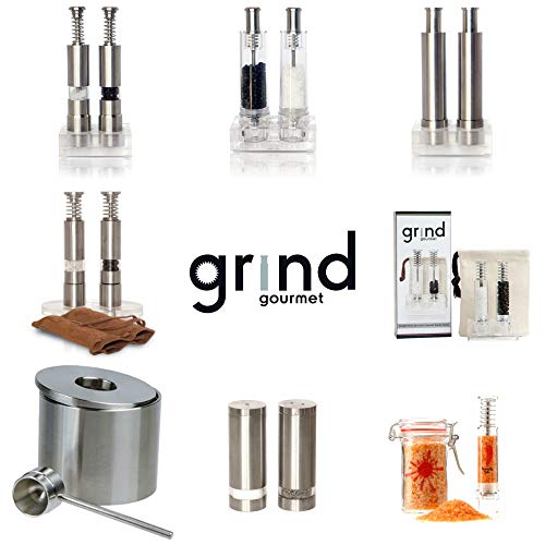 Grind Gourmet Pump & Grind Stand For Pump And Grind Pepper Mills Grind Gourmet'S Originals, Stand Only!