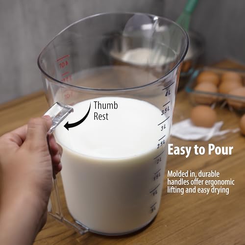Cambro (400MCCW135) 4 qt Liquid Measuring Cup - Camwear