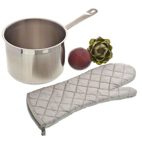 Update International 17'' Silicone-Coated Oven Mitt