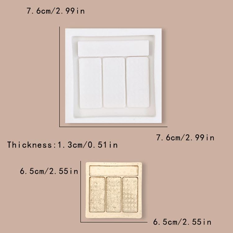 Anyana 3D Mini Makeup Tools Loose Powder Eye Shadow Silicone Mould Embossing Cake Fondant Imprint Gum Paste Mold For Sugar Paste