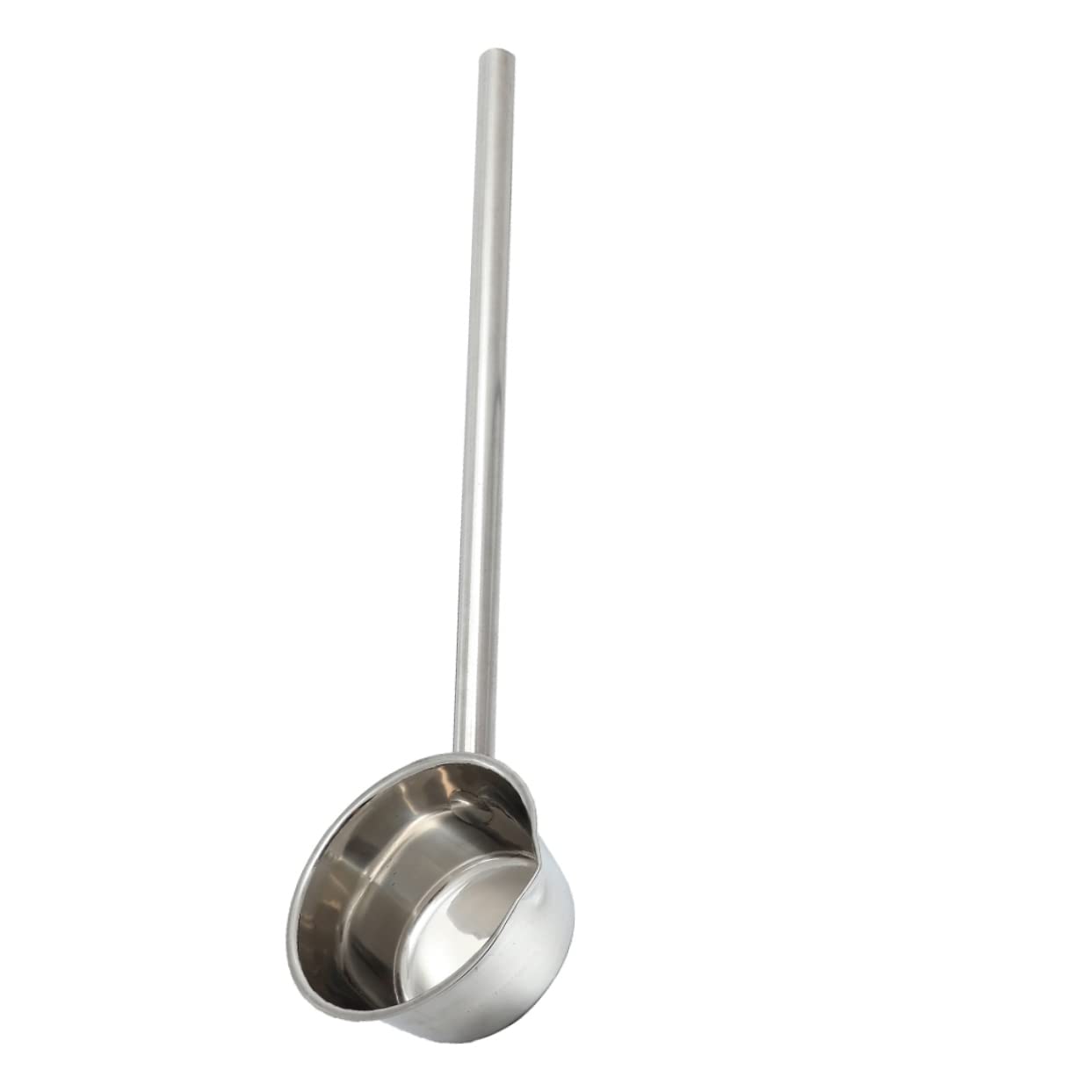 SOLUSTRE Stainless Steel Scoop Long Handle Spoon with Pour Spout Kitchen Water Scoop for Soup Serving Garden Watering Spoon for 