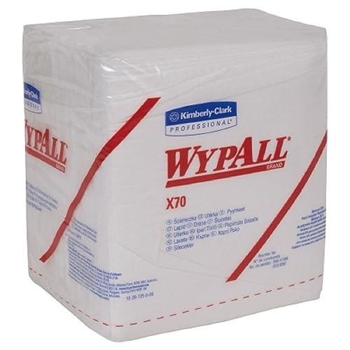 X70 Cloths, 1/4 Fold, 12 1/2 X 12, White, 76/Pack, 12 Packs/Carton