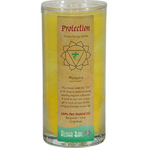 Aloha Bay Chakra Candle Jar Protection - 11 oz