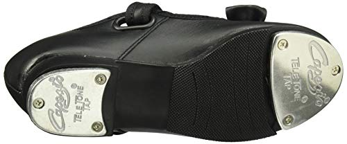 Capezio Girls 3800 Mary Jane Tap Shoe, Black Leather, 11 M Us