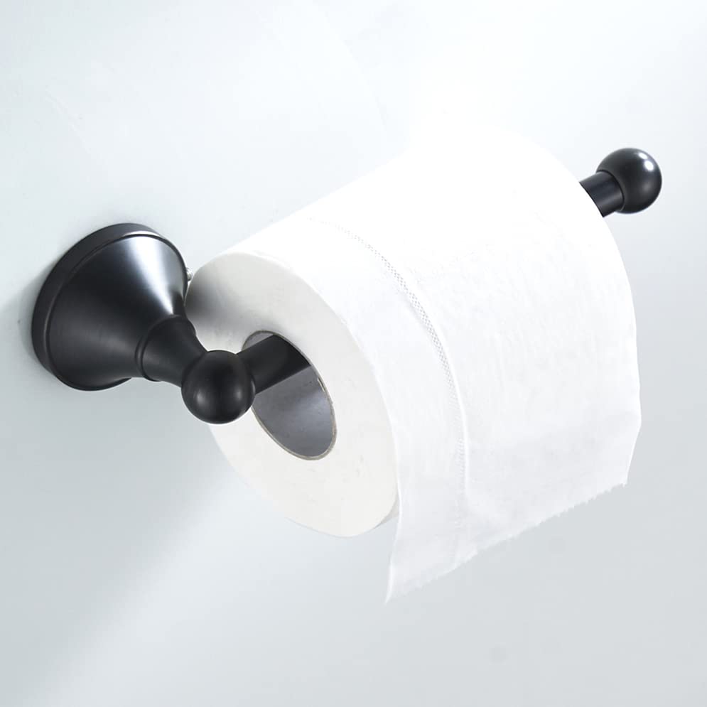 Celbon Toilet Paper Holder Antique Brass Toilet Roll Holder Wall Mounted Tissue Toilet Paper Holder For Bathroom Kitchen,Matte B
