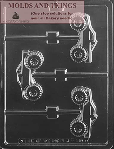 Monster Truck Lolly Chocolate Candy Mold With  Candy Making Instruction
