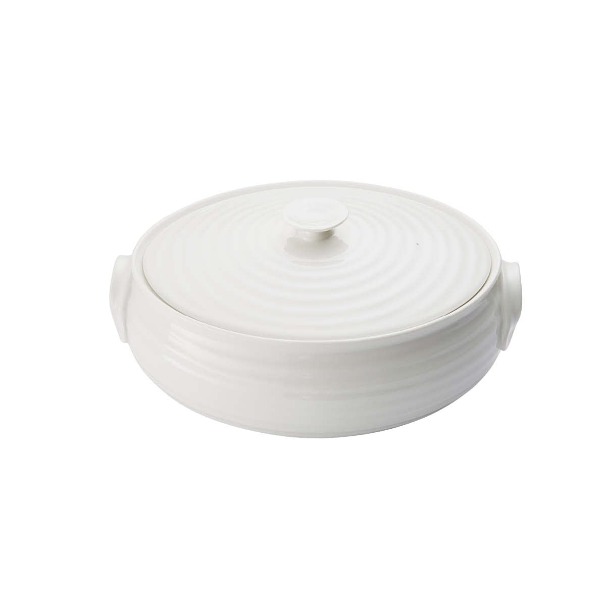Portmeirion Sophie Conran 9 Mini Baking Dish | White Oval Dishware | Made from Fine Porcelain | Dishwasher and Microwave Safe | 