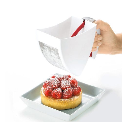 Cuisipro Scoop And Sift Flour Sifter, White, 3 Cups, Medium