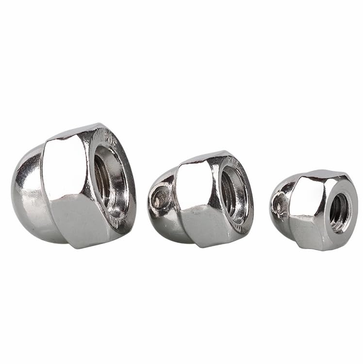 15Pcs M6 Acorn Hex Cap 304 Stainless Steel 18-8 Nuts Metric Dome Head Nuts