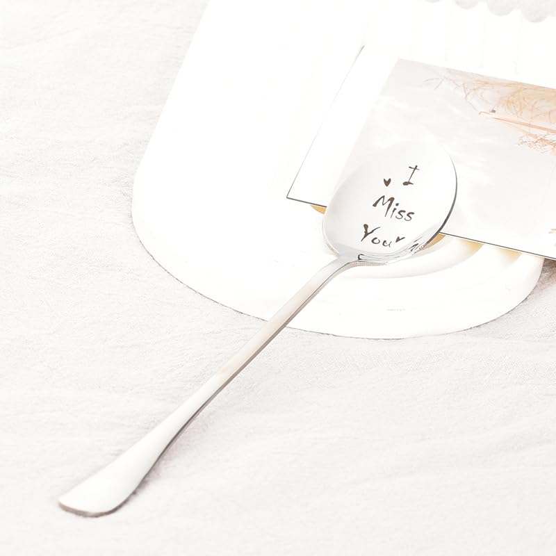 I Miss You Gifts Spoon For Him Her Long Distance Relationship Gifts For Men Boyfriend Husband Birthday Gift From Wife Girlfriend