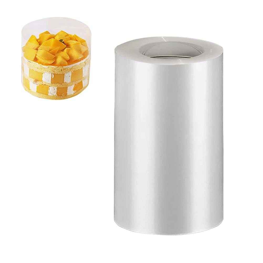 Yql Cake Collar 2.4 Inch, Acetate Cake Collar Roll Diy Acetate Sheet Baking Transparent Mousse Cake Sheets Surrounding Edge Clea