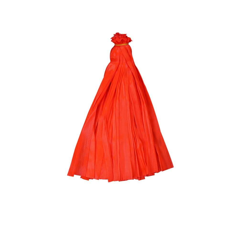 Mjjlt Sajid Rana 100Pcs 14.5'' Red Reusable Nylon Mesh Net Produce Grocery Toys Fruits Vegetables Storage Poly Bags