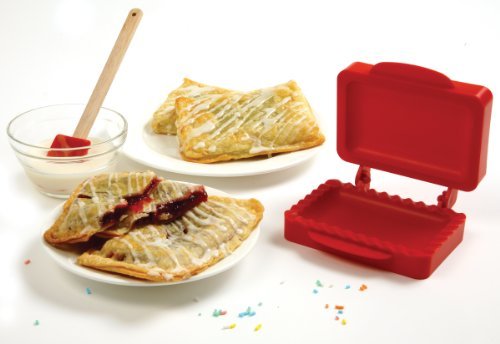 Norpro Mini Pocket Pie Mold Red Pastry Pizza Baking 4.5'' X 3'' Pies (2-Pack)