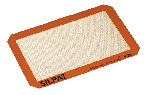 Silpat The Original Premium Non-Stick Silicone Baking Mat, Petite Jelly Roll Size, 8'' X 11-1/2'', Ae295205-01