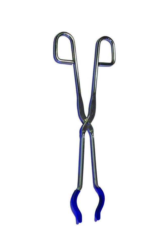 United Scientific Supply Flask Tongs, Stainless,with Silicone Coated Grips  USS