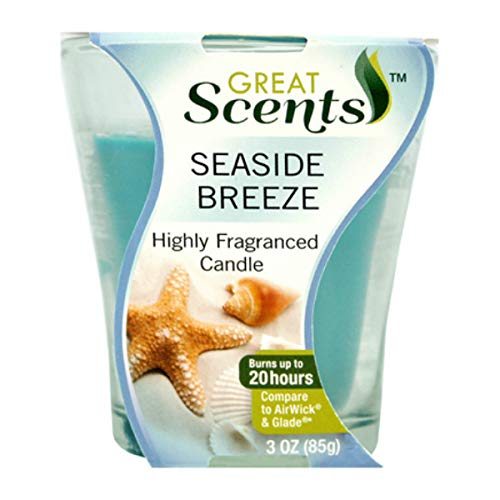 DELTA BRANDS & PRODUCTS LLC Delta Brands & Products 92910-4 Fragranced Candle, Seaside Breeze, 3-oz. - Quantity 1212