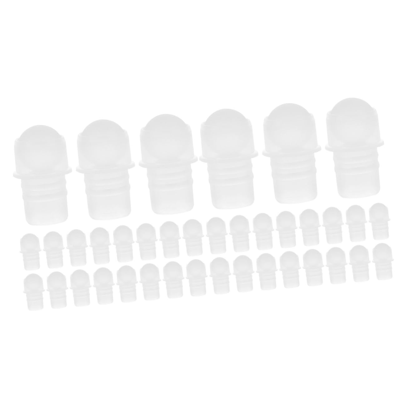 minkissy 100pcs Roller Ball Inserts for Perfume Bottles Multifunction Empty Roller Bottles Essential Oil Dispenser