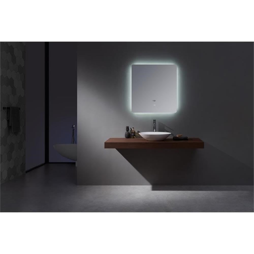 Lugano 30'' Wide x 32'' Tall LED Mirror w/ Defogger