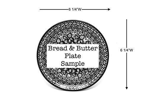 Polish Pottery Plate - Bread & Butter (6 1/4 '') - Sunburst