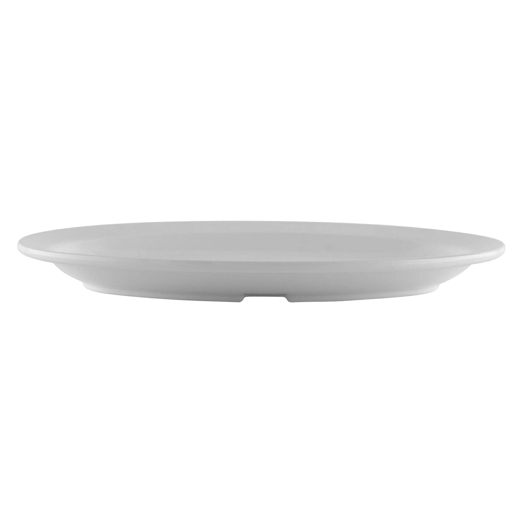 G.E.T. Op-610-W Melamine Oval Serving Platter, 10'' X 6.75'', White (Set Of 12)