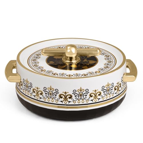 Selvel Elegance Casserole | Advanced Pu Insulation | Elegant Design Hot Pot | Hot Case Keeps Food Hot & Fresh For Hours | Serve 