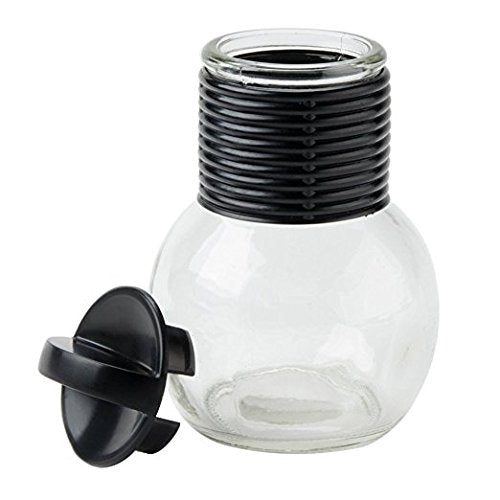 Tea/Coffee Glass Hottle w/ Spill Proof Stopper Cap, 10 Fluid Ounces by Pride Of India
