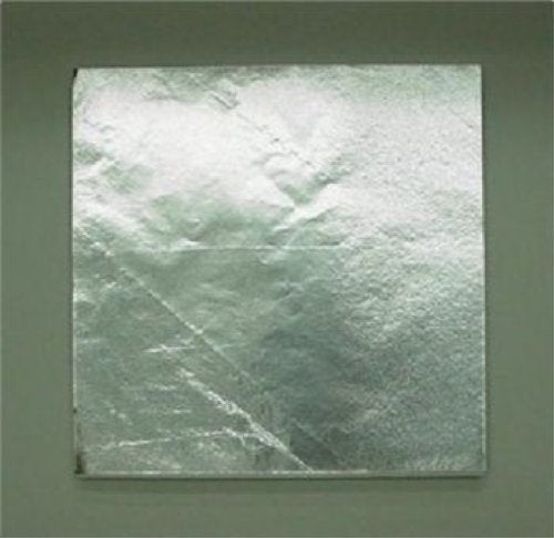 Candy Molds N More 4 X 4 Inch Silver Confectionery Foil Wrappers, 125 Sheets