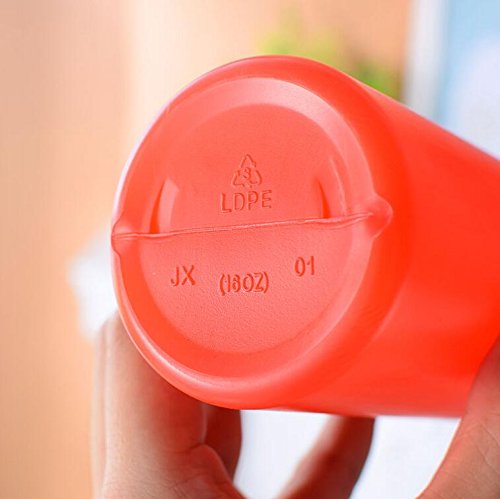 3Pcs 12Oz/360Ml Empty Refillable Squeeze Sauce Condiment Bottles Food Grade Mustard Storage Container Jar Pot With Twist On Cap