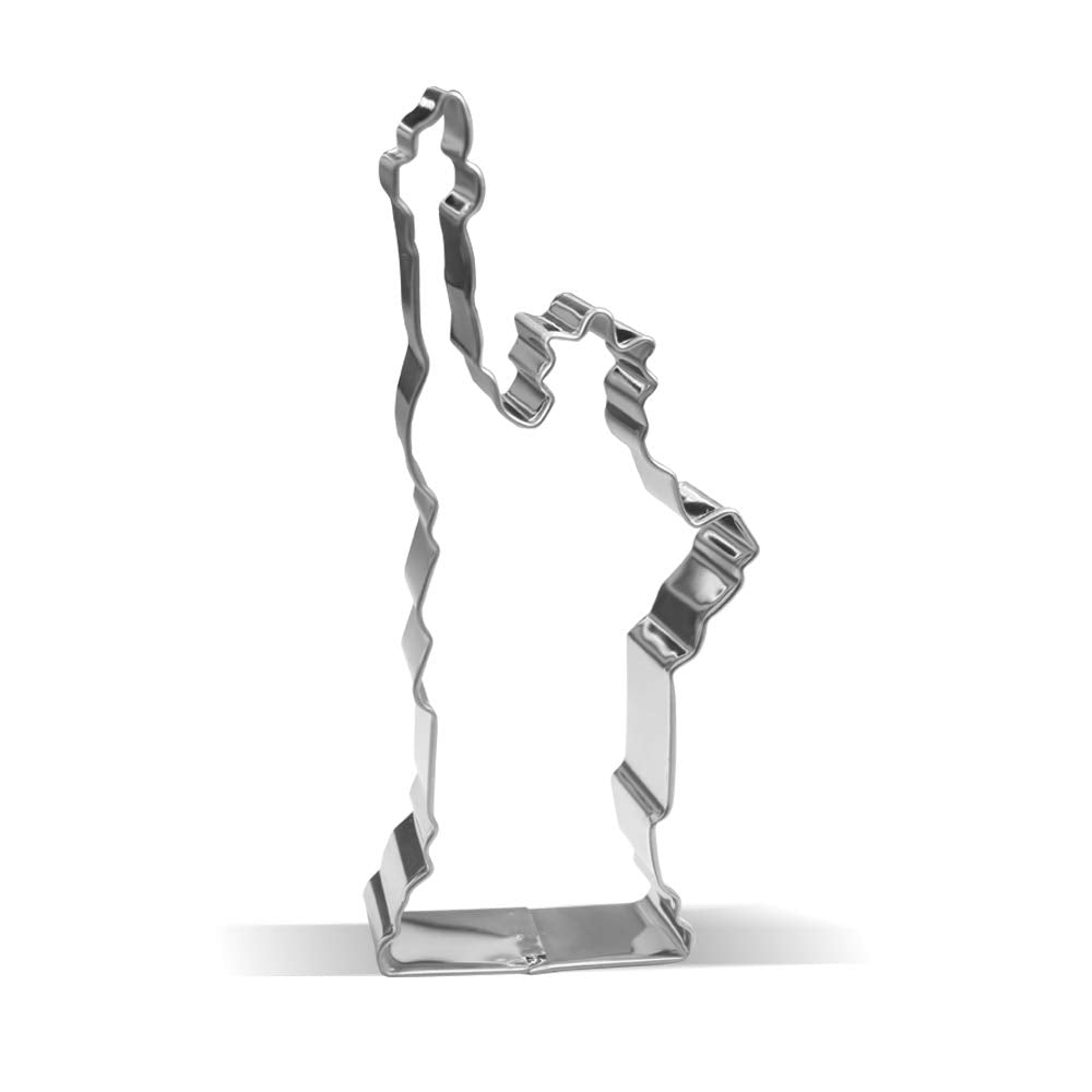 4.7 Inch Statue Of Liberty Cookie Cutter - Stainless Steel