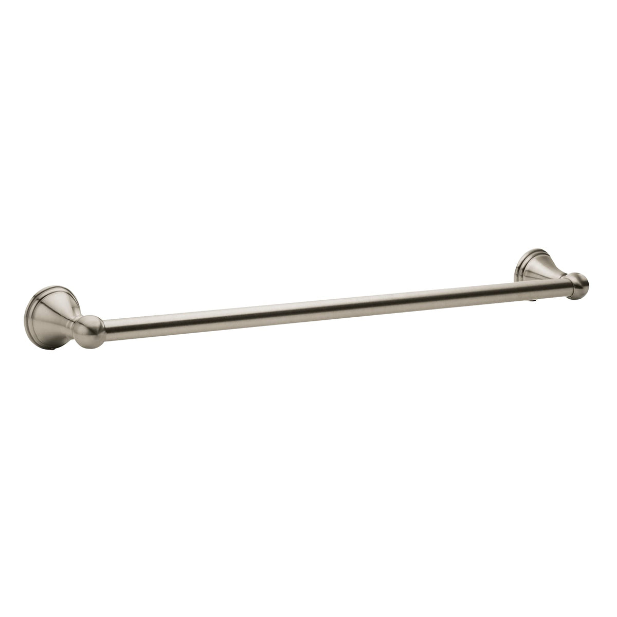 Moen Preston Collection Brushed Nickel 18-Inch Single Bathroom Towel Bar, Dn8418Bn