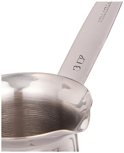 Korkmaz Stainless Steel Turkish Milk/Coffee Pot - 3 Cup