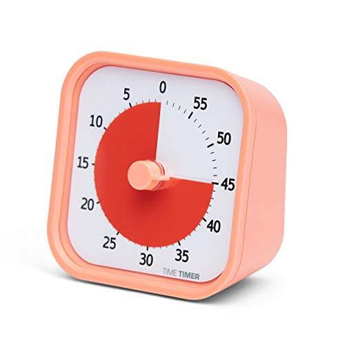 Time Timer Home Mod - 60 Minute Kids Visual Timer Home Edition - For Homeschool Supplies Study Tool, Timer For Kids Desk, Office