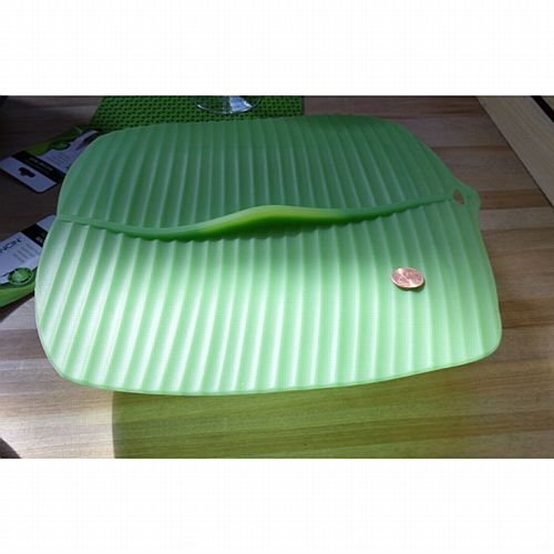 Charles Viancin The Banana Leaf Lid Medium & Large Silicone Suction Lid & Food Cover (Set of 2)