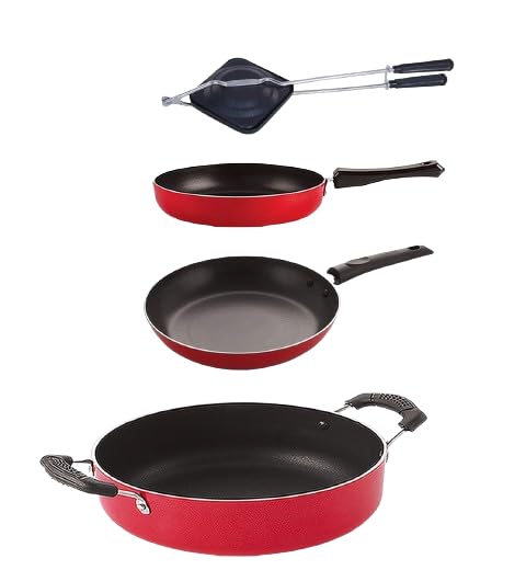 Nirlon 3 Layer Non Stick Coating Cookware Gift Item Set, 4 Piecesfp11_Tp22_Ht_Cs24