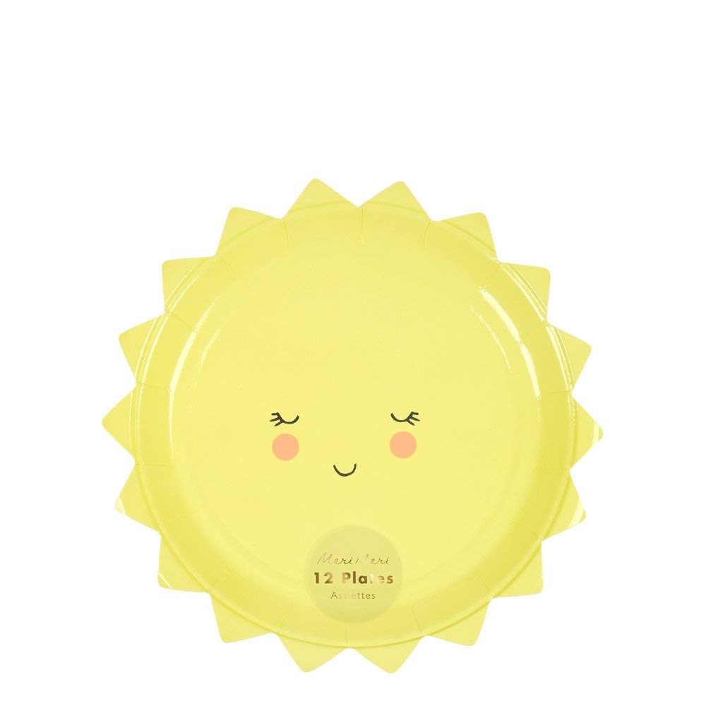 Meri Meri 157042 Plate, Small, Yellow