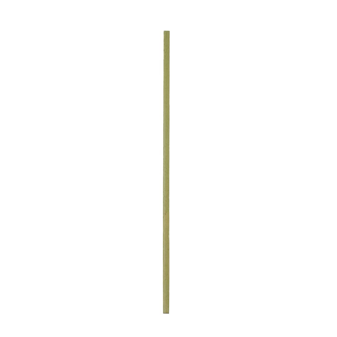 Restaurantware 5.25 Inch Kebab Skewers, 100 Squared Wooden Skewers - Sturdy, Disposable, Natural Bamboo Skewer Sticks, For Barbe