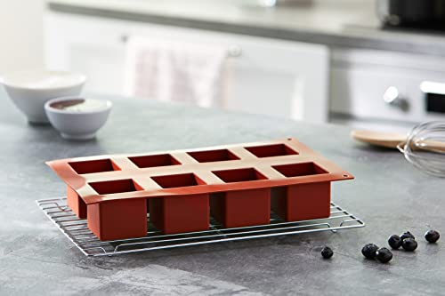 Silikomart Silicone Classic Collection Mold Shapes, Cube, Large