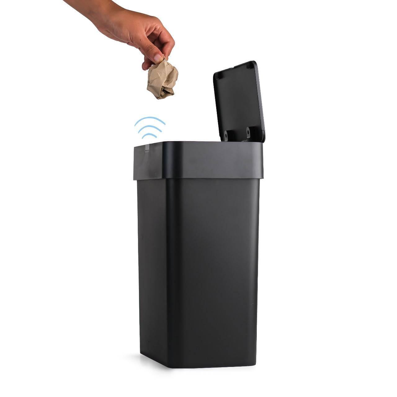 Instacuppa Automatic Touchless Motion Sensor Dustbin  Quick Open, Soft Close Lid, Ipx5 Waterproof, Sleek Design For Kitchens, Ba