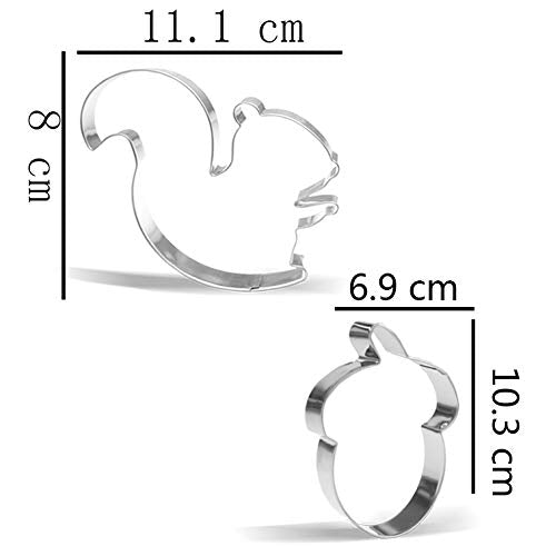 Large Fall Thanksgiving Cookie Cutter Set - 7 Piece - Stainless Steel