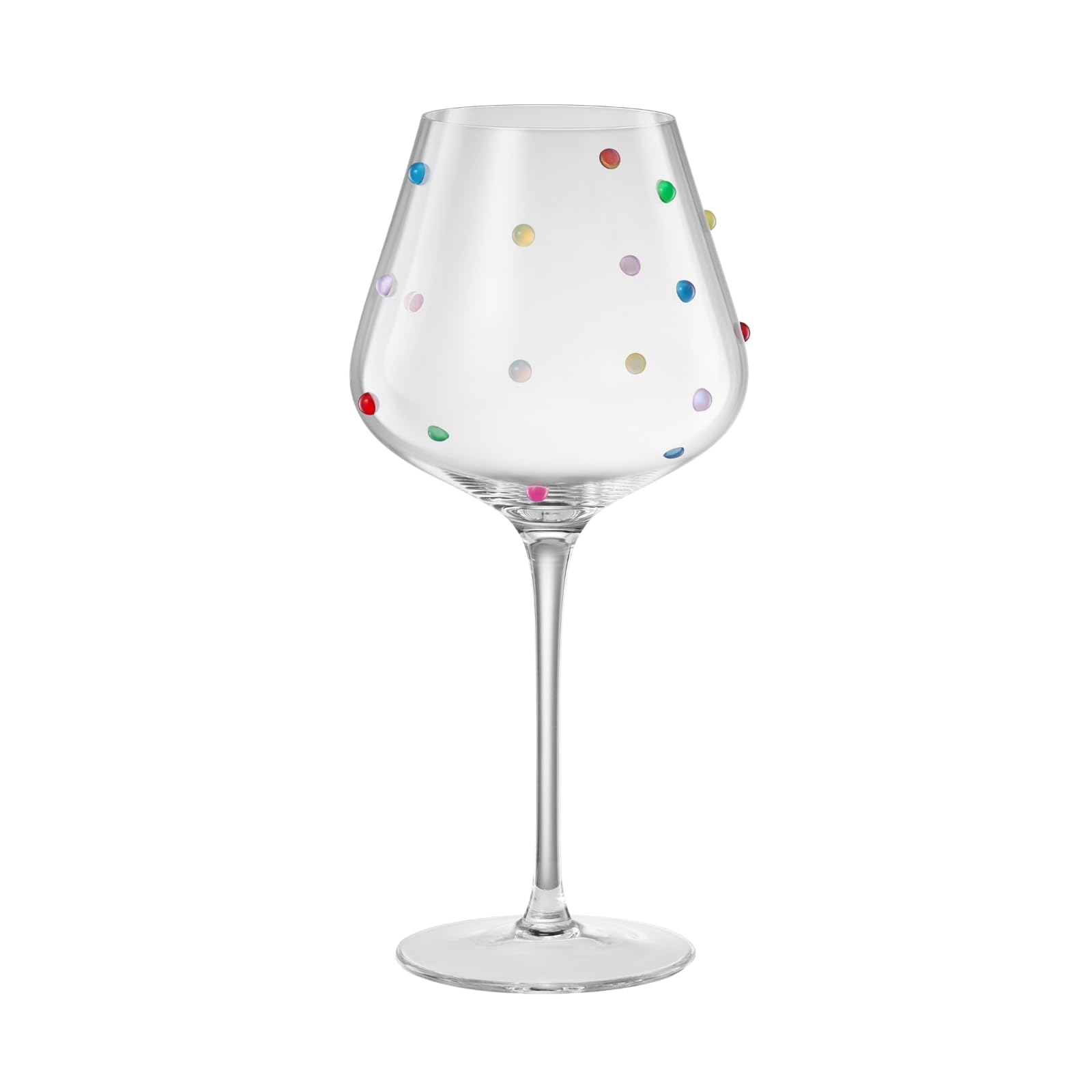 Khen Confetti Stemmed Wine - Set of 2