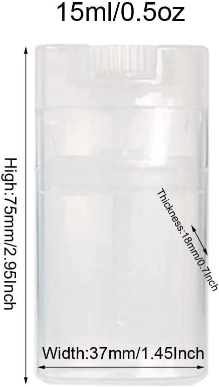 Wholesale 15Ml Bpa Free Transparent Empty Plastic Oval Deodorant Containers Lipstick Tubes Tube Bottles For Chapstick Homemade L