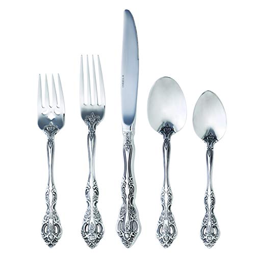 Oneida Michelangelo 45 Piece Fine Flatware Set, Service For 8, 18/10 Stainless Steel