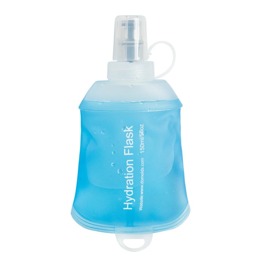 BFYCHYC Sport Soft Water Bottle, TPU Collapsible Flask Foldable Bottles for Hydration Pack, BPAFree, for Running Hiking Cycling