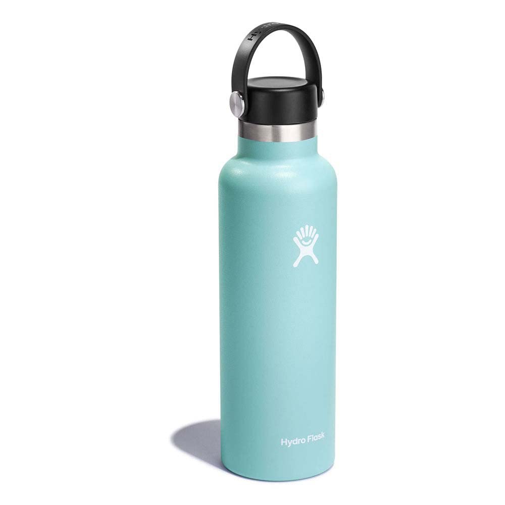 Hydro Flask 21 oz Standard Mouth with Flex cap Stainless Steel Reusable Water Bottle Dew -AVacuum Insulated  Dishwasher Safe  BPA-Free  Non-Toxic