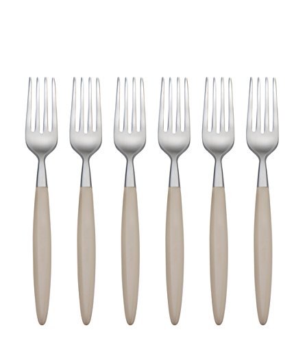 Oneida Terrace Coconut Set Of 6 Salad Forks - Upscale Outdoor Entertaining