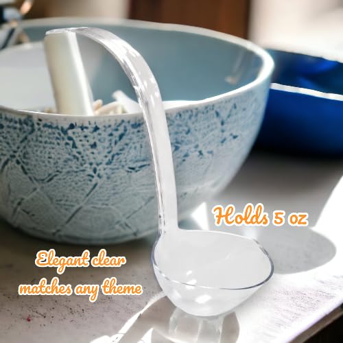 Party Dimensions Lot Of 2 Clear Plastic Punch Bowl Ladles 5 Oz