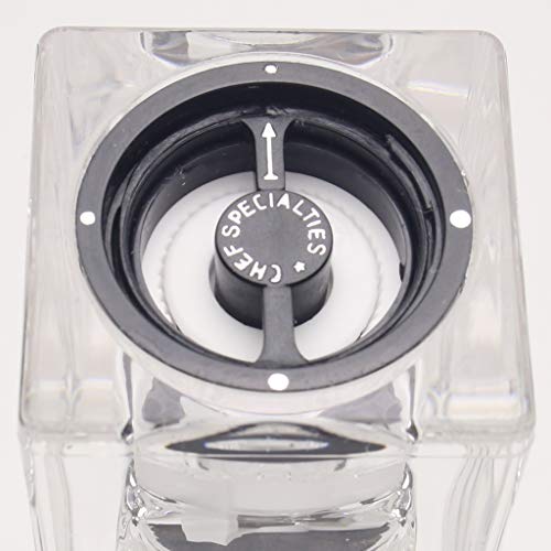 Chef Specialties 6.5 Inch Gem Combo Pepper Mill And Salt Shaker